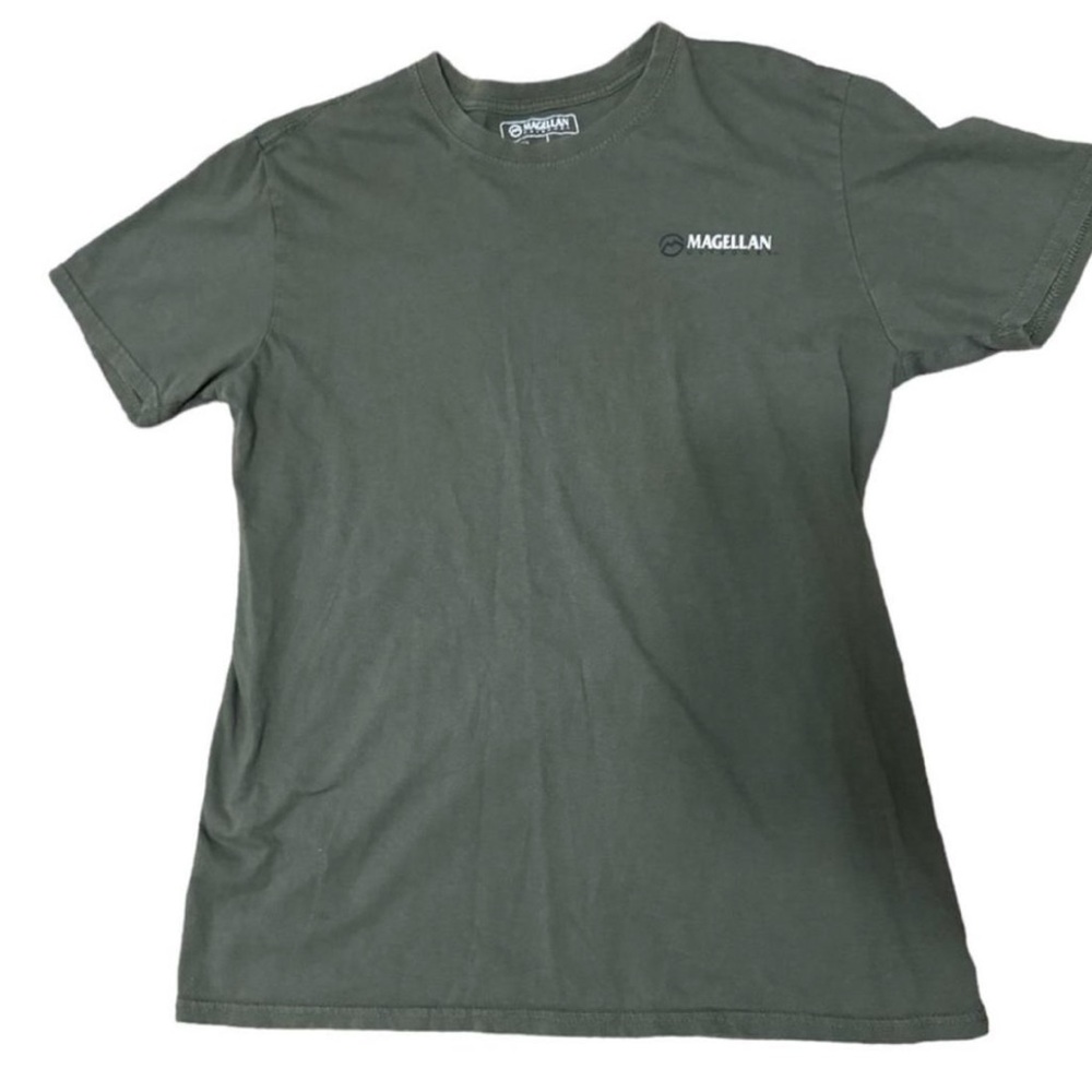 Magellan Outdoors Olive Green Cotton Shirt
